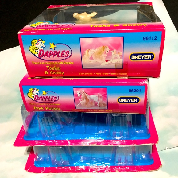 DAPPLES BREYER HORSE 1990s Original Boxes & Brushes - Picture 4 of 8
